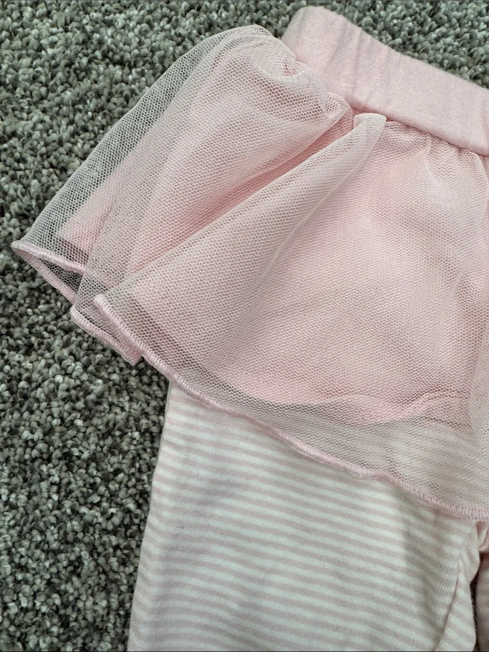 Carter's Pink Tulle Skirted Leggings